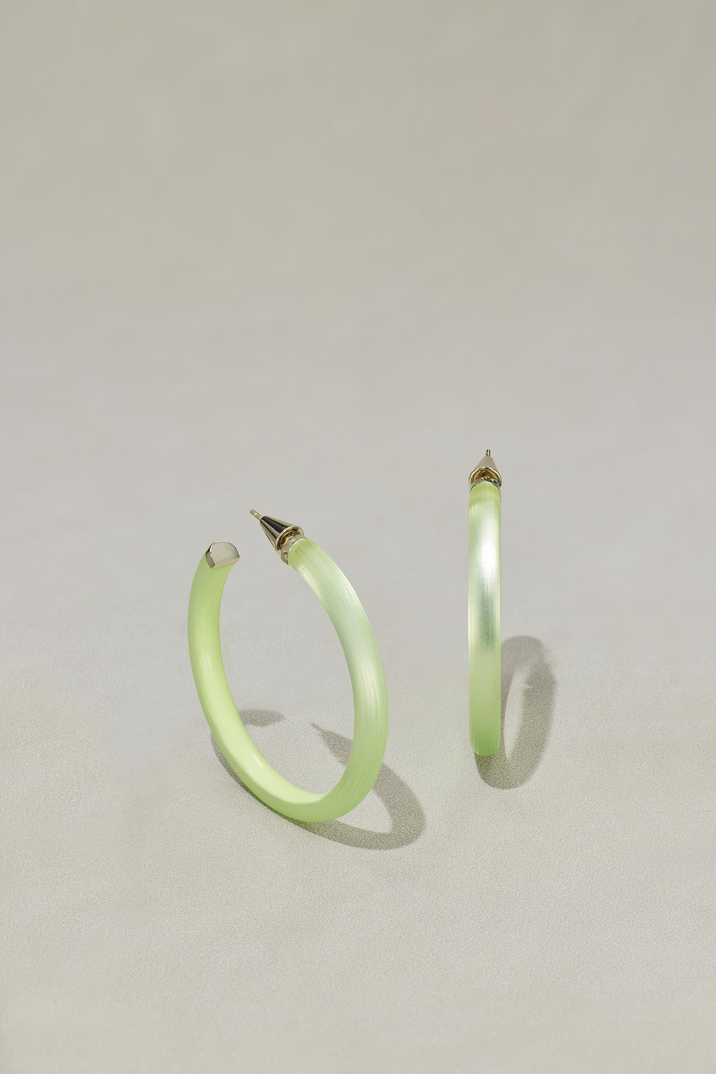 Fluorescent Hoop Earrings