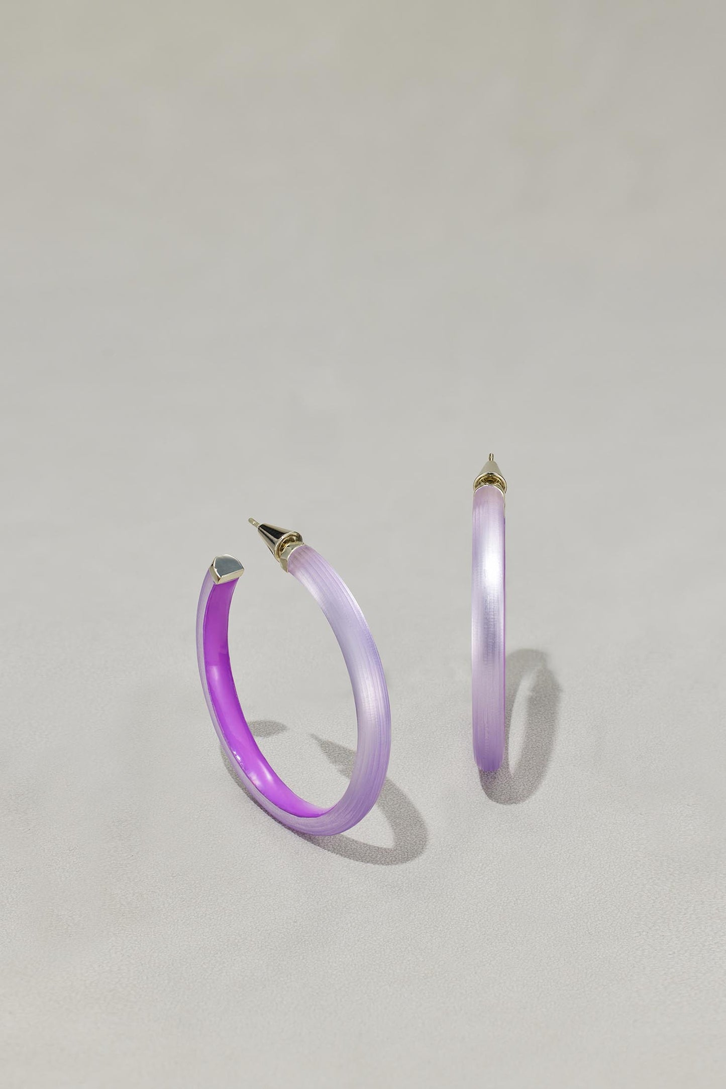 Fluorescent Hoop Earrings