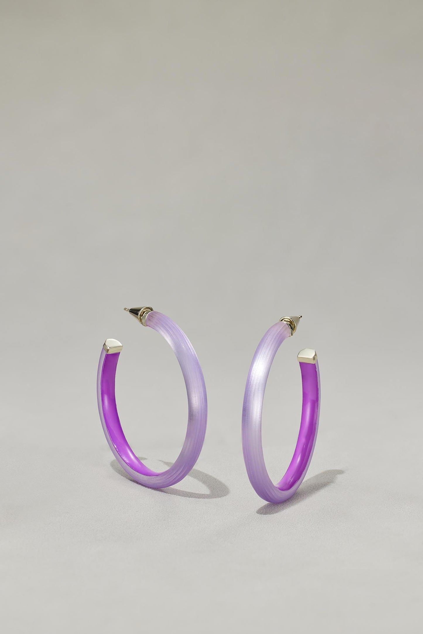 Fluorescent Hoop Earrings