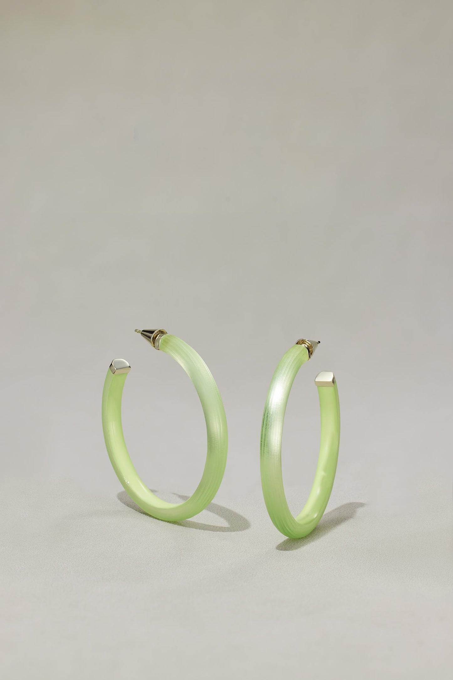 Fluorescent Hoop Earrings