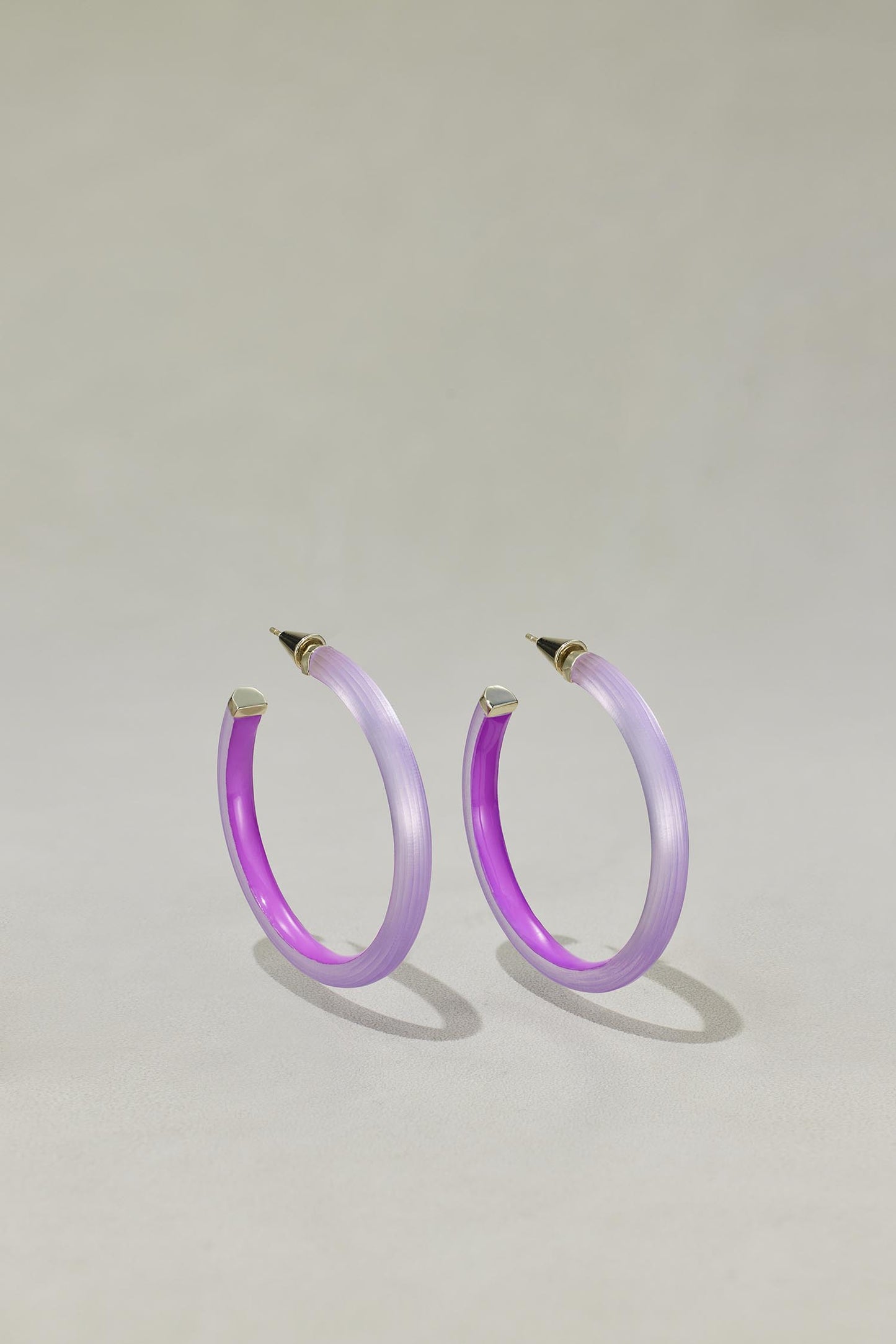 Fluorescent Hoop Earrings