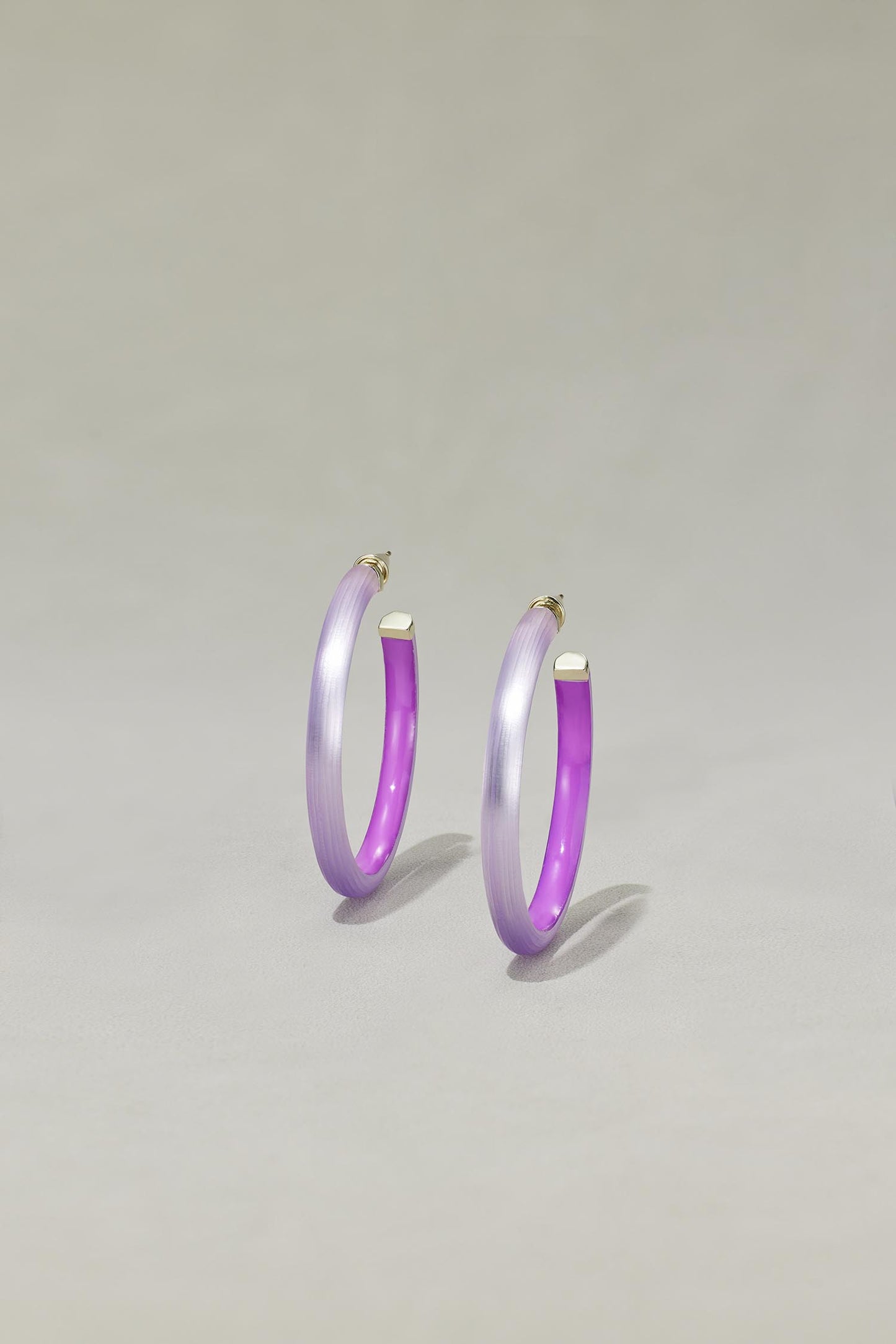 Fluorescent Hoop Earrings