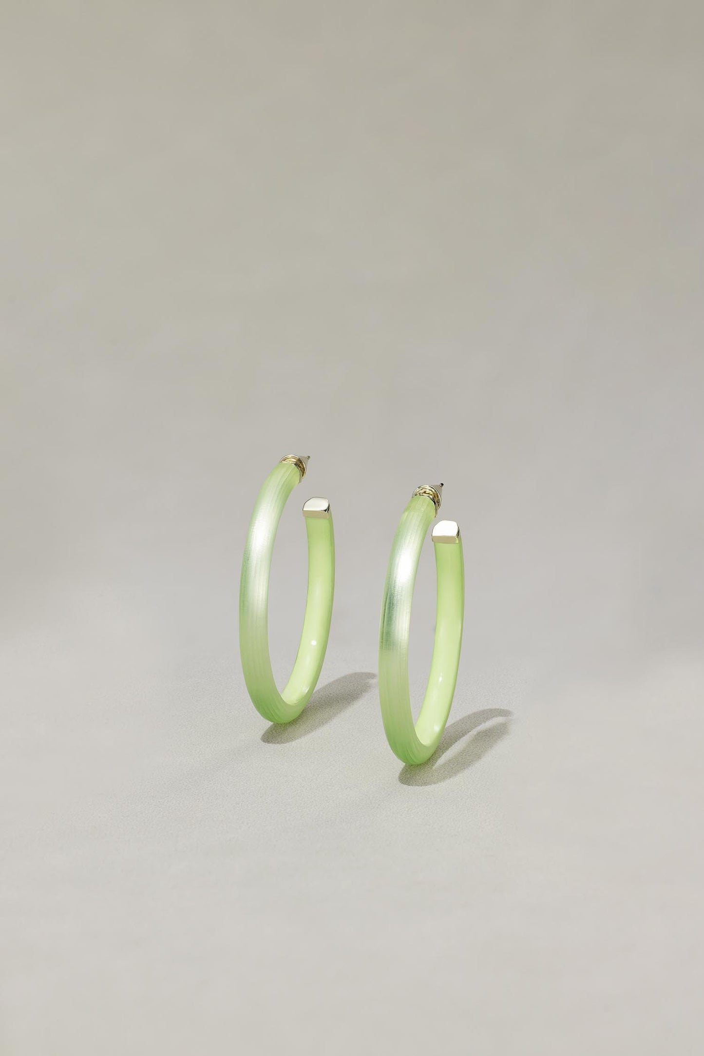 Fluorescent Hoop Earrings