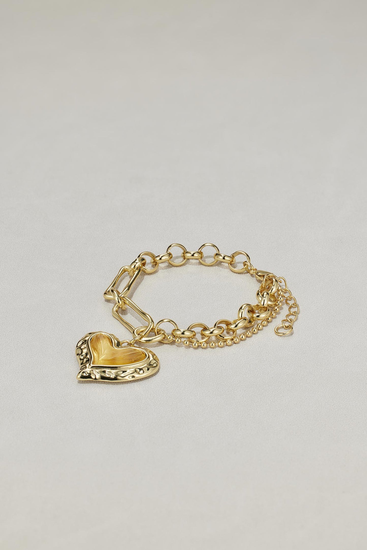 Golden Heart Bracelet